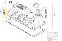 MINI - Rocker Cover Bolt 11121487179 - R50 52 53