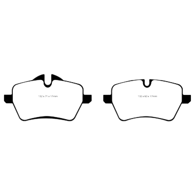 EBC DP41789R Front Brake Pads Yellow R56