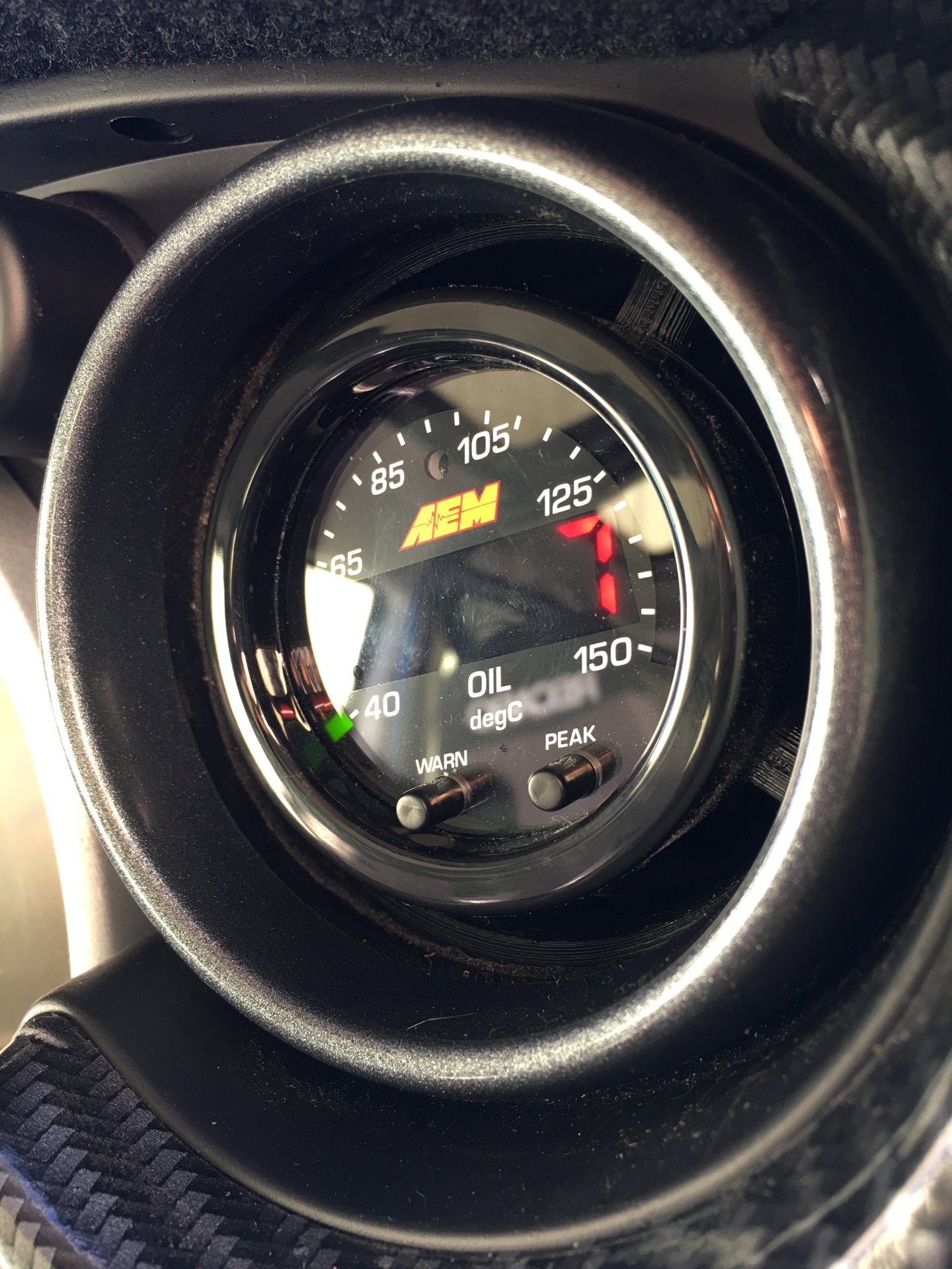 3D Printed Gauge Holder for air vent