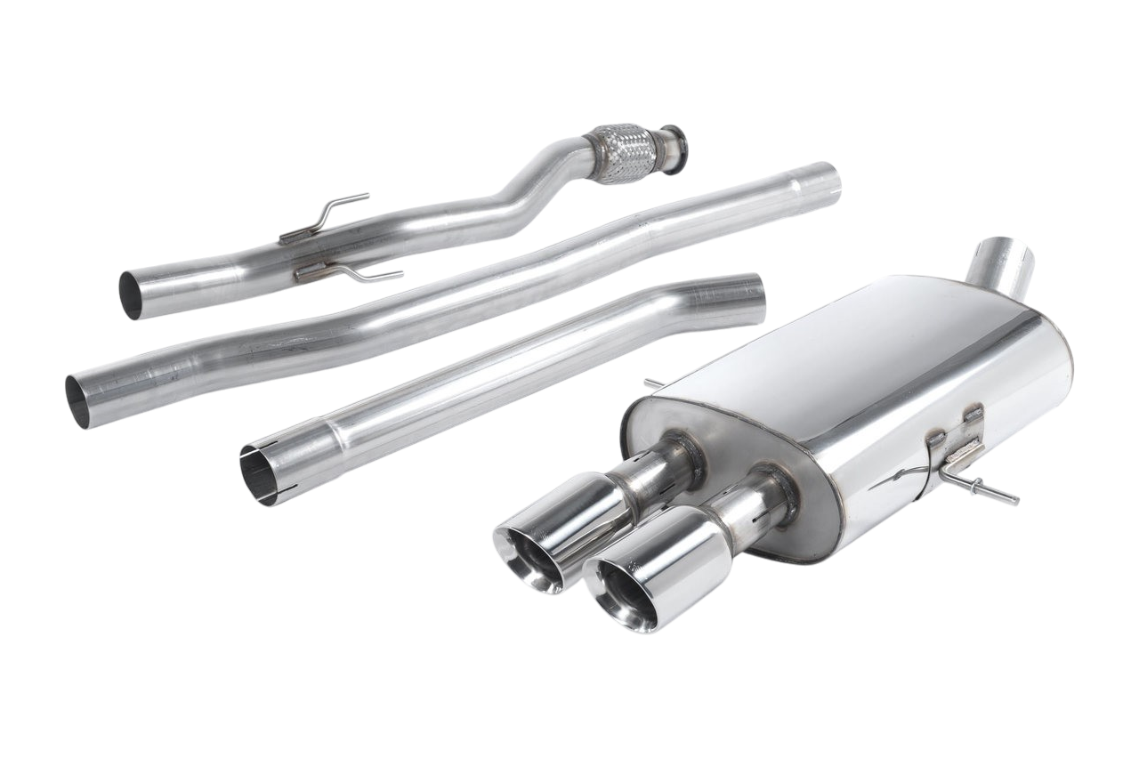 Milltek Cat-back - Twin Oval Tailpipe Cooper S Coupe R58 - 2011-2020 SSXM017