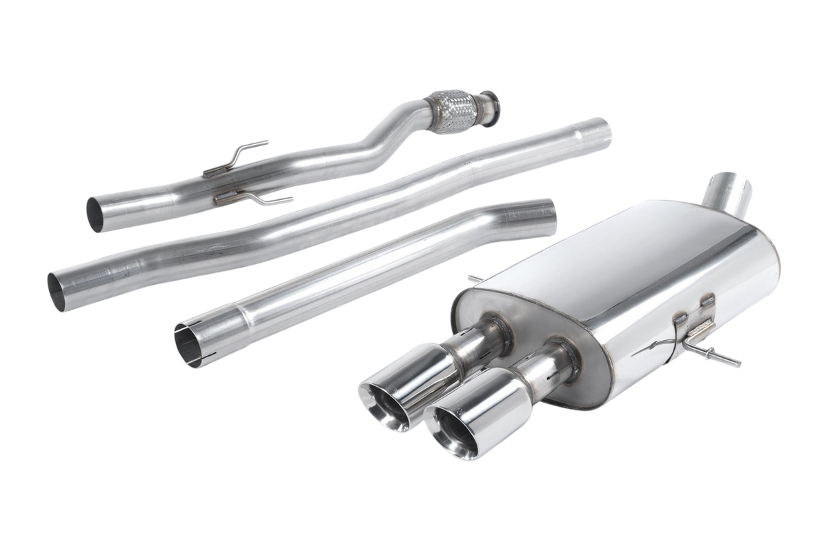 Milltek Cat-back - Twin Oval Tailpipe Cooper S Coupe R58 - 2011-2020 SSXM017
