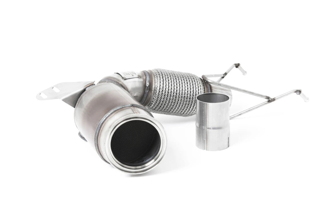 Milltek Large Bore Downpipe and 200 Cell Hi-Flow Sports Cat F55 2019-2021 SSXM450 SSXM451