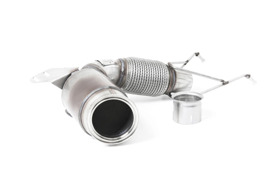 Milltek Large Bore Downpipe and 200 Cell Hi-Flow Sports Cat F55 2019-2021 SSXM450 SSXM451