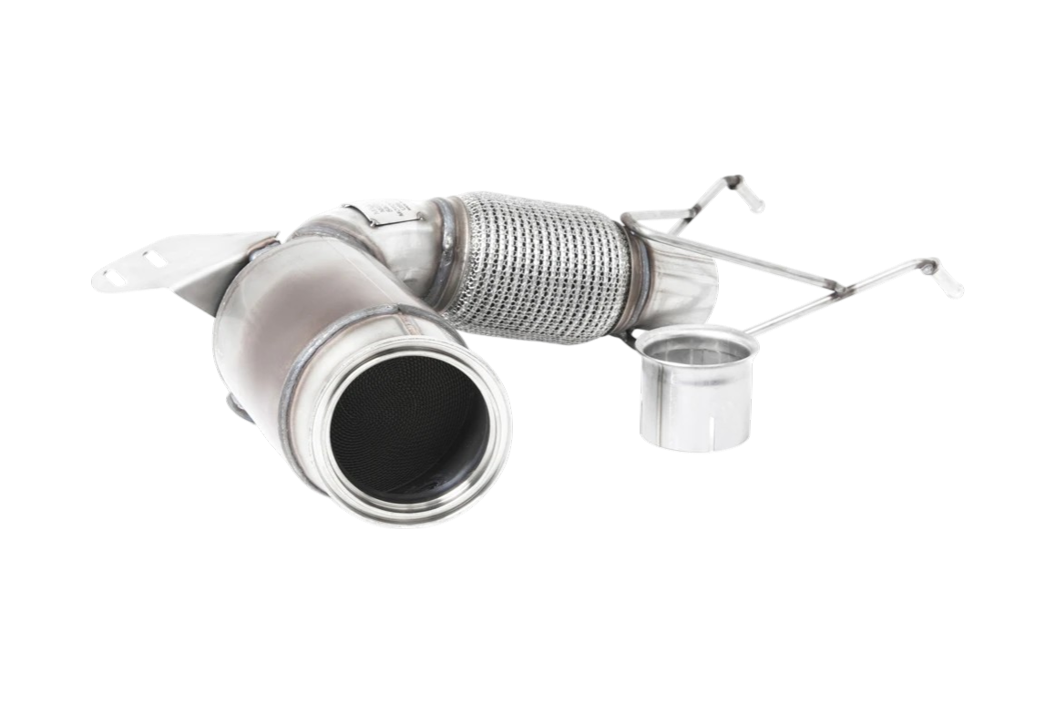 Milltek Large Bore Downpipe and 200 Cell Hi-Flow Sports Cat F55 2019-2021 SSXM450 SSXM451
