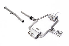 Milltek Cat-back - Non-resonated  - Loose Trim Version with Polished 76mm Trims -  Cooper S R53  - SSXM479