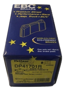Picture of EBC DP41701RRear Brake Pads Yellow R53