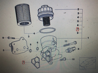 Picture of MINI - 11427509211 Oil Filter Housing to Block Gasket - R50 52 53